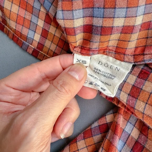 Doen Billie plaid top - Picture 9 of 11